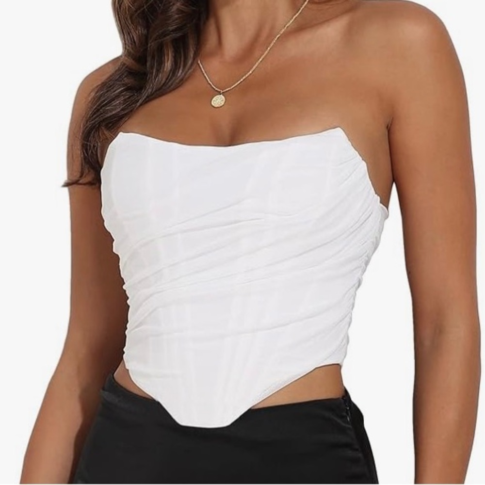 White corset top size small